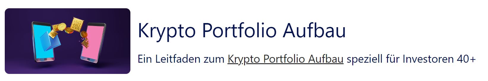 krypto portfolio aufbau